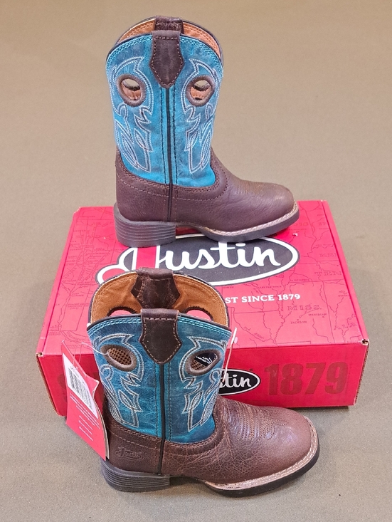 Justin Boots Other - Justin Bowline Junior Walnut Brown Water Buffalo - Size: Kids 9 D